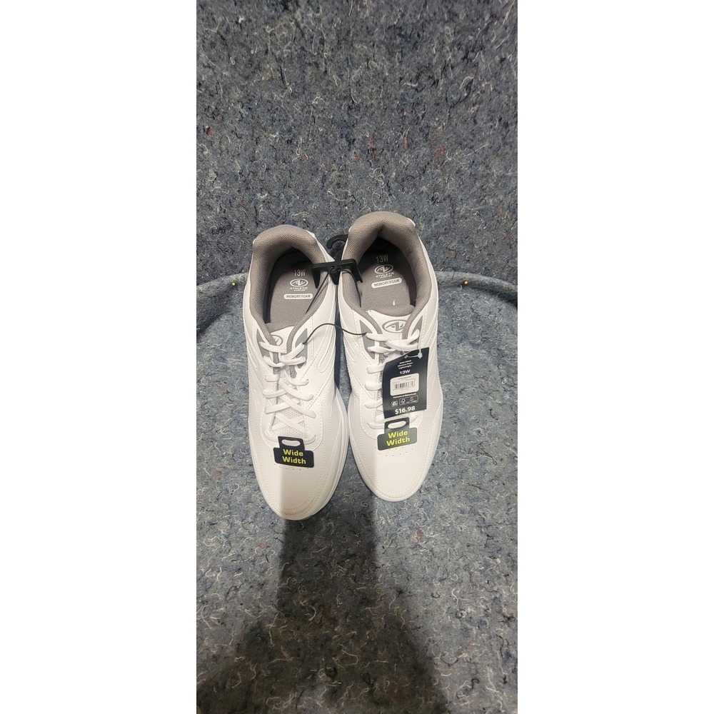 Athletic Works Memory Form Wide Widths Omar White Size 13W